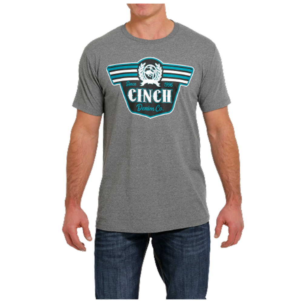 Mens Cinch Grey T-Shirt - MTT1690546