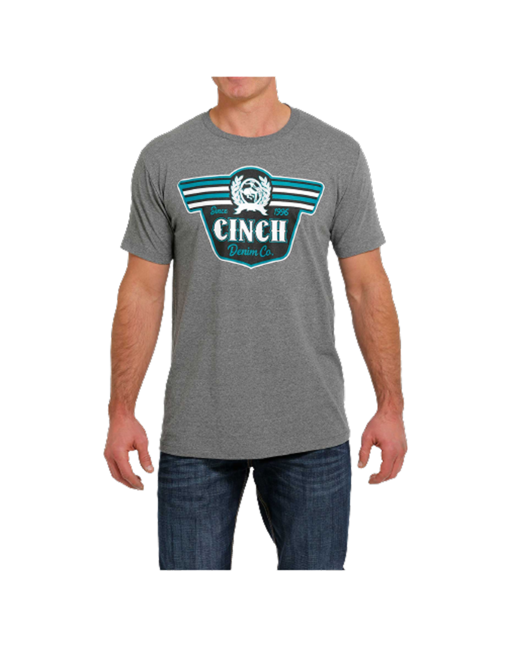 Mens Cinch Grey T-Shirt - MTT1690546