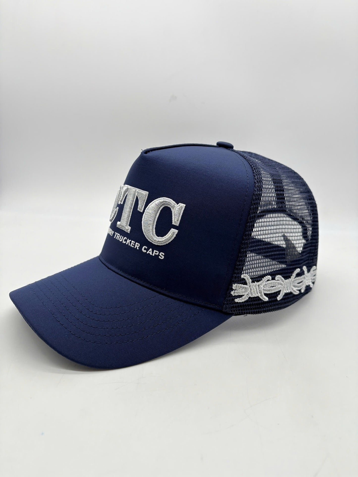 CTC Navy Barbed Wire Trucker Cap