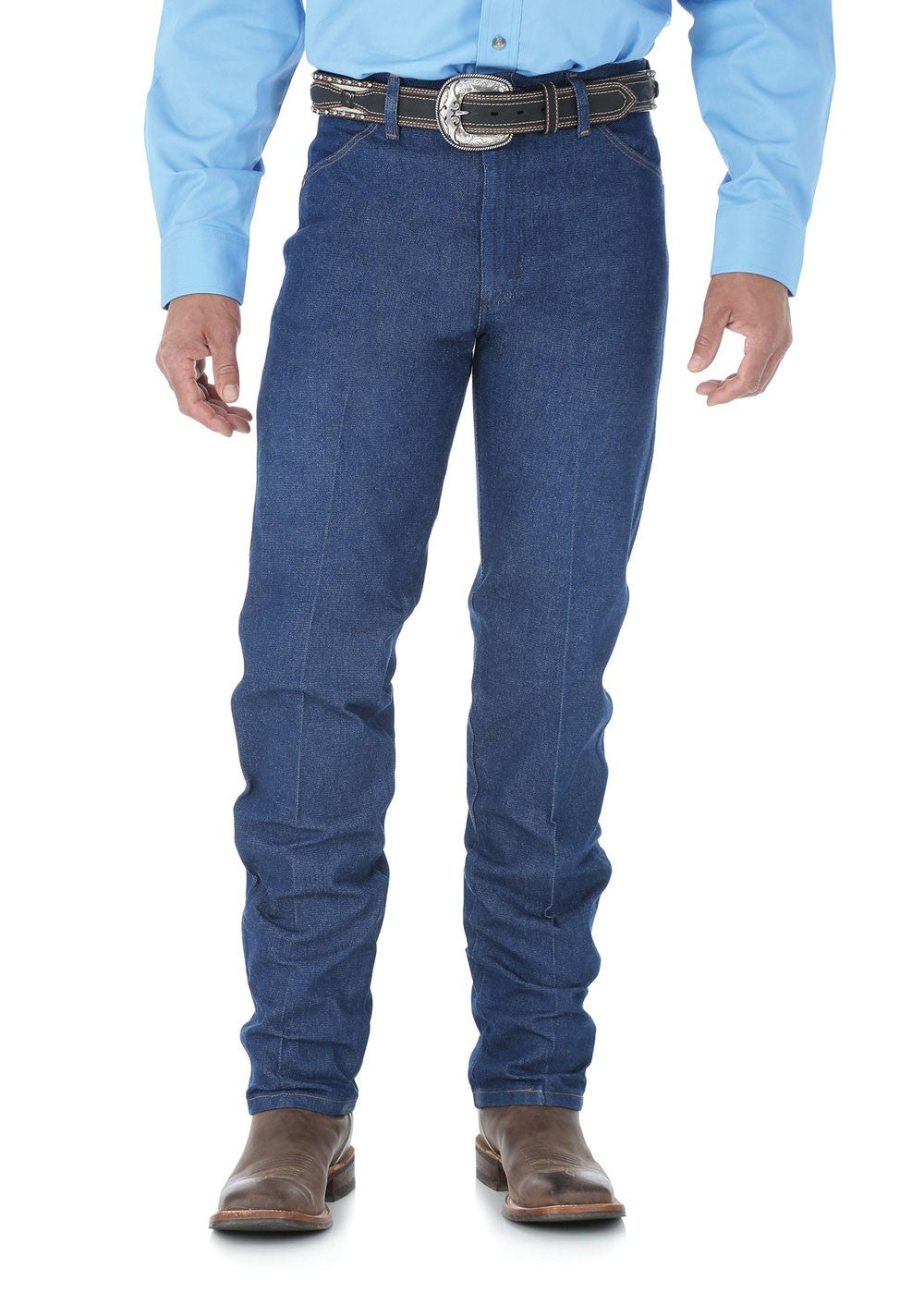 Wrangler - Mens Cowboy Cut Original Denim Jeans - 32 Leg - 13MWZ32