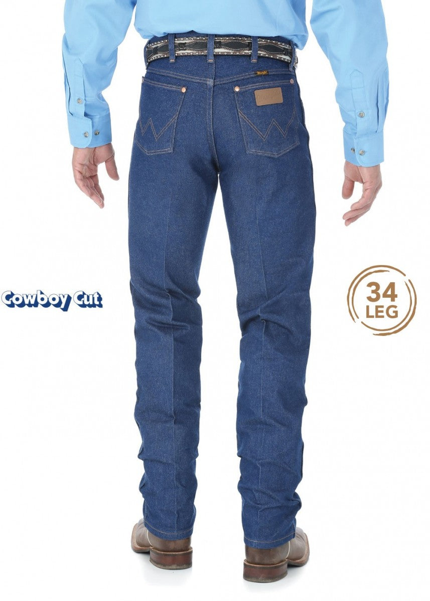 Wrangler Cowboy Cut Original Denim Mens Jeans - 34 Leg - 13MWZ34