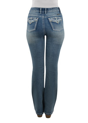 
                      
                        Womens Pure Western Jemma High Waist Jeans - 32 Leg
                      
                    