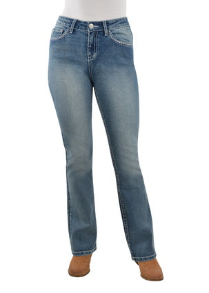 
                      
                        Womens Pure Western Jemma High Waist Jeans - 32 Leg
                      
                    