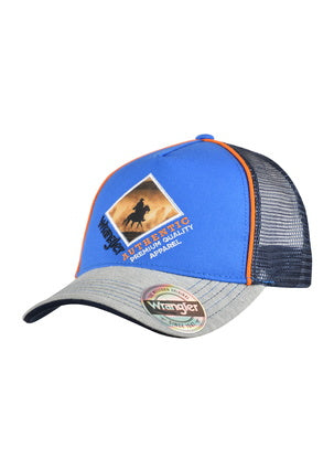 Wrangler Kids Taree Trucker Cap - Blue