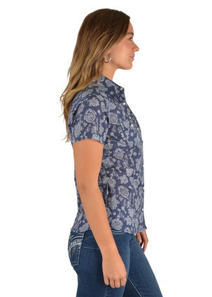 
                      
                        Wrangler Womens Aliza Western Short Sleeve Shirt
                      
                    