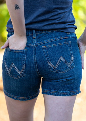 
                      
                        Womens Wrangler Ultimate Q-Baby Booty Up Denim Shorts
                      
                    