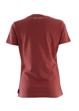 Wrangler Womens Lasso Tee - Rust