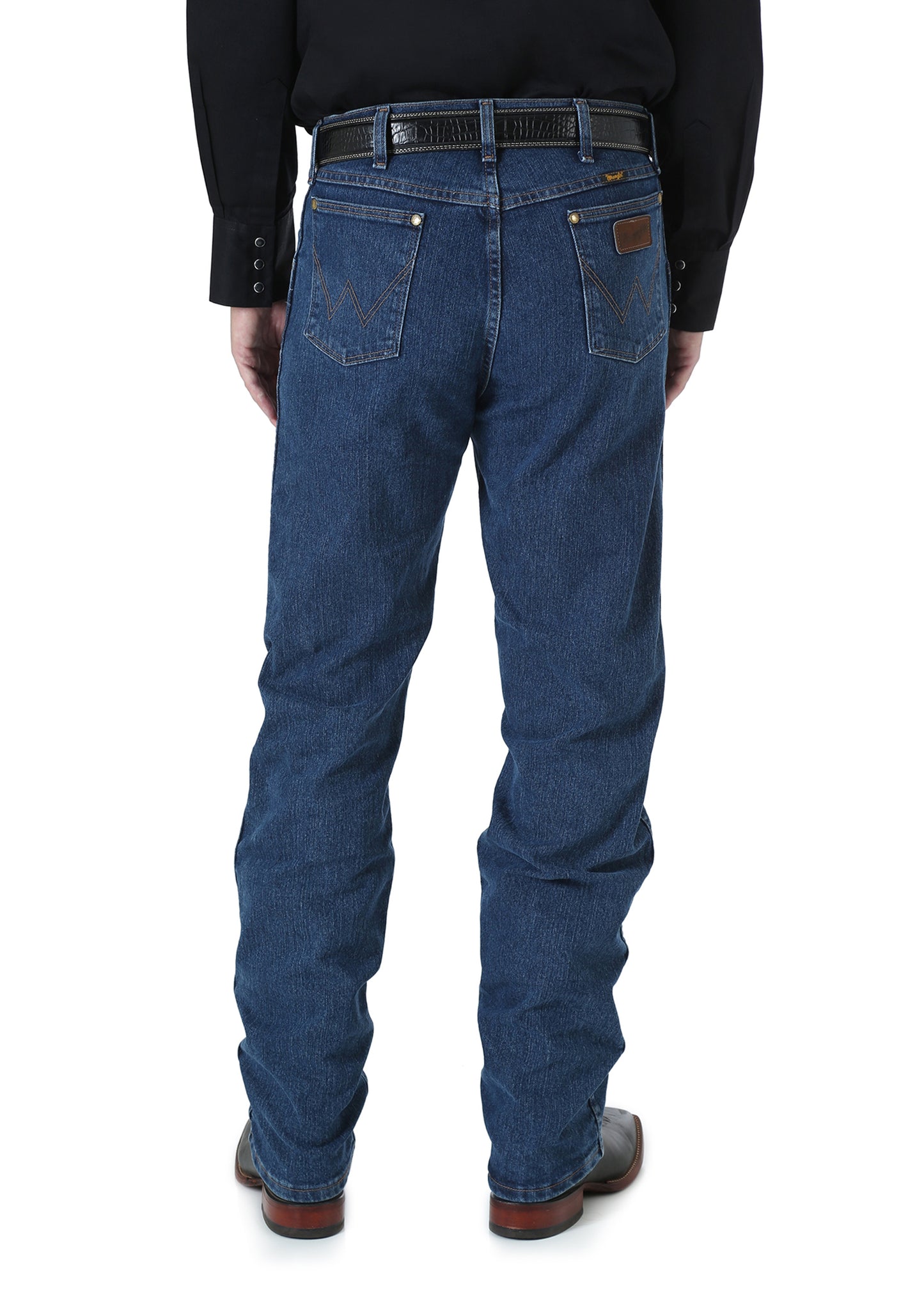 Mens Wrangler Performance Cowboy Cut Advanced Comfort Reg Fit Jeans - 34 Leg - 47MACMS34