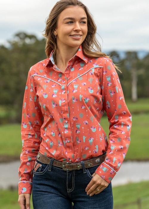 Pure Western Womens Priscilla L/S Shirt