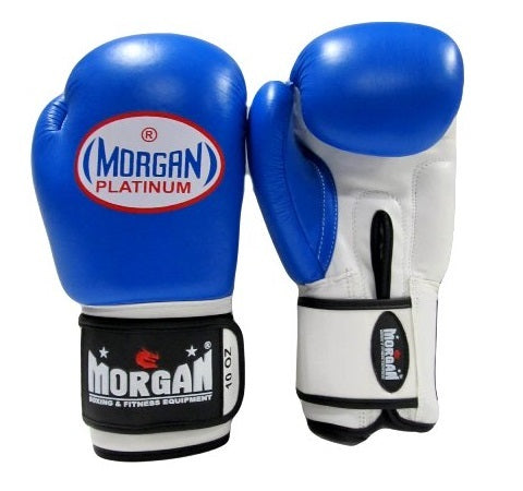 Morgan Platinum Leather Boxing Gloves