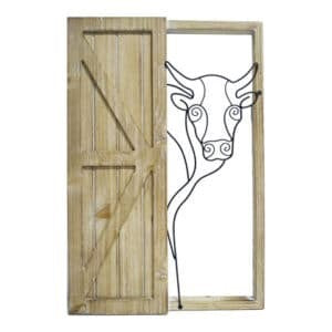 Daisy Cow Barn Door Wallhanging