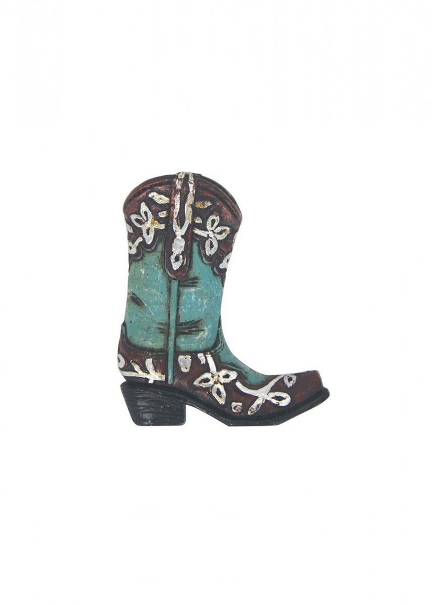 Pure Western Turquoise Boot Magnet - P1S1979GFT