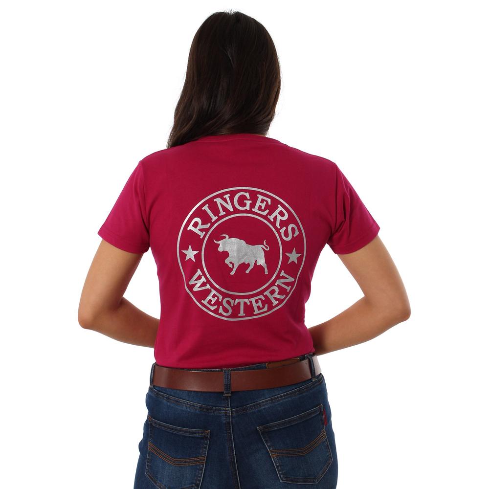 Signature Bull Womens Classic T-Shirt - Magenta
