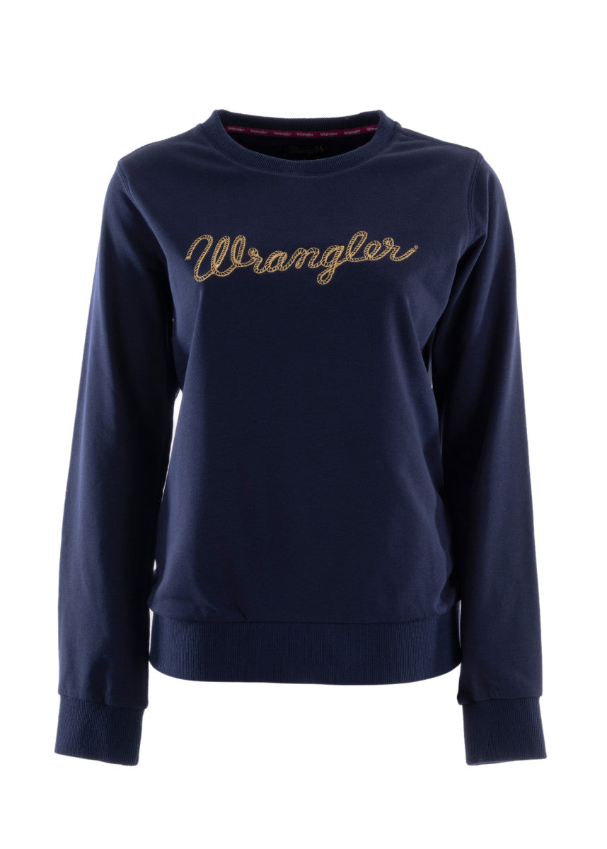 Wrangler Womens Greer Crew - Navy