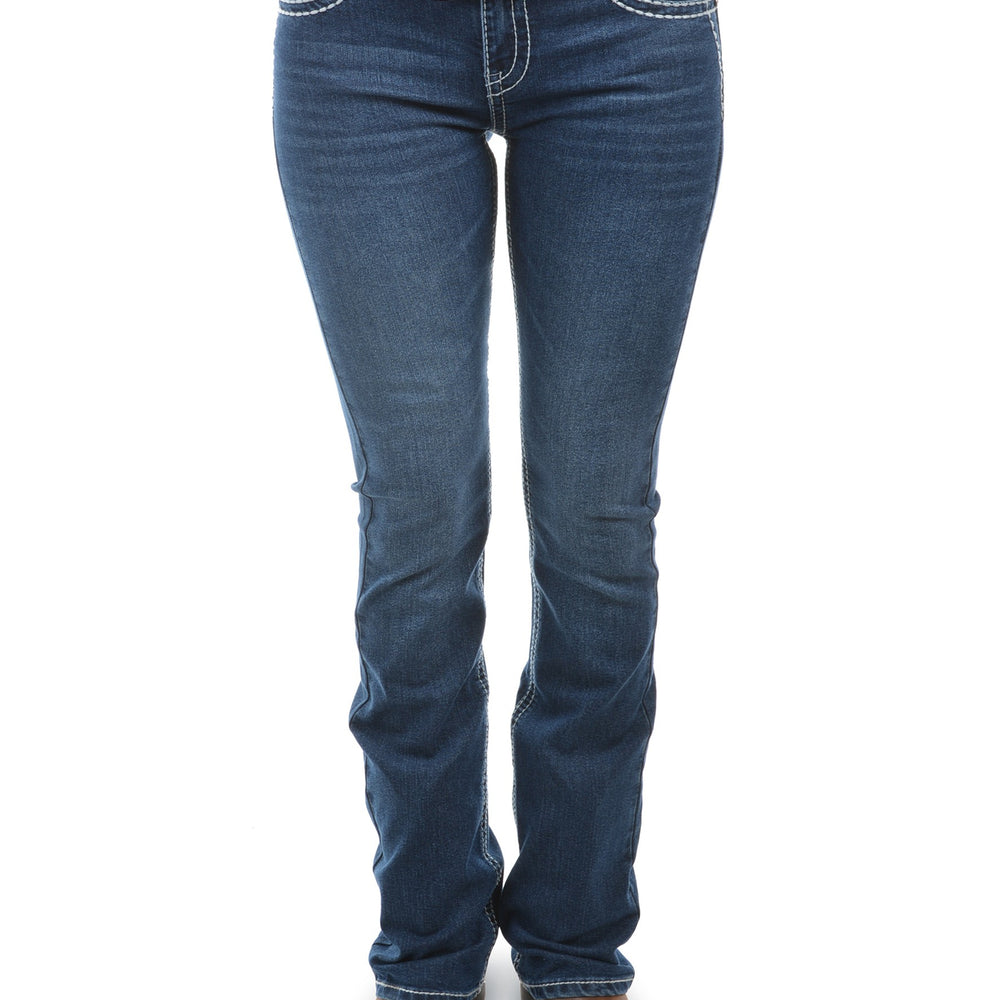 Womens Pure Western Selina Boot Cut Jeans - 34 Leg