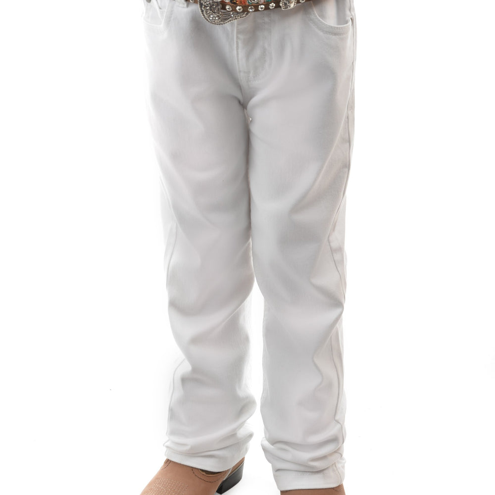 
                      
                        Kids Pure Western White Riding Jeans
                      
                    