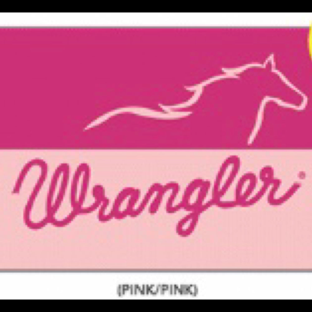 Wrangler Running Horse Towel - Pink / Pink